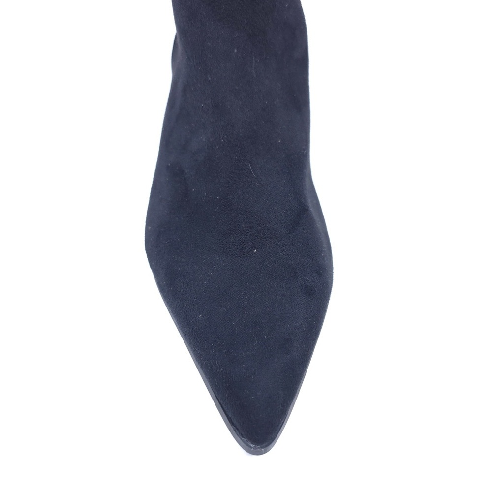 On 34th Gabriella Boots Black Faux Suede Knee High - Picture 6 of 9